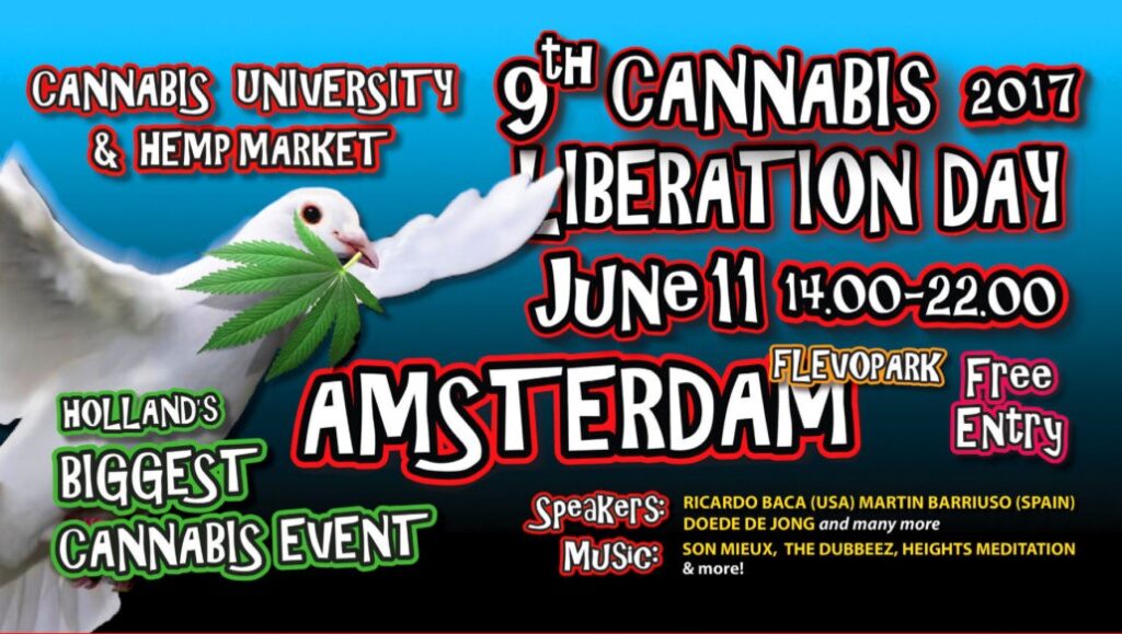 Cannabis Festival Cannabis Liberation Day - Amsterdam Cannabis Festival Cannabis Liberation Day - Amsterdam